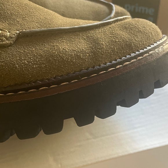 Nordstrom Caslon Olive Suede Women's Loafers - Picture 13 of 13